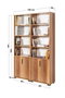 Hanah Home Evm 8203 Estantería de Nogal